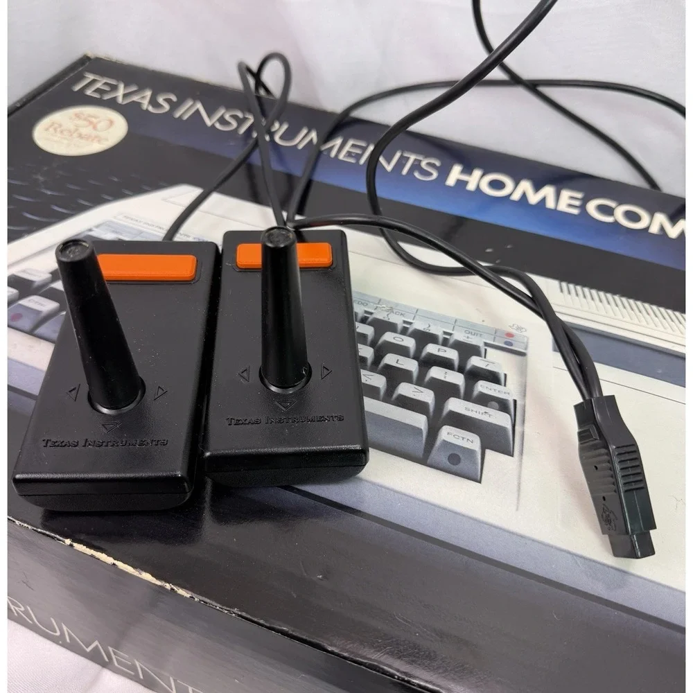 Vtg‎ TI-99/4A Texas Instruments Home Computer Boxed w/ Controllers Repair READ